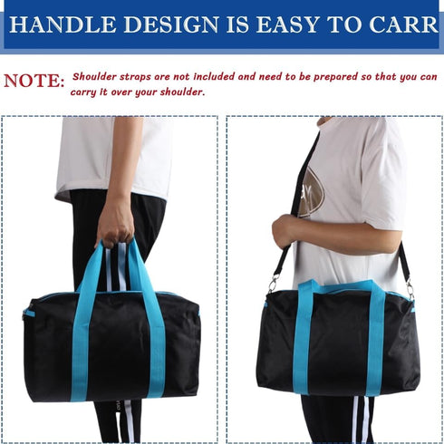 Wide Mouth Tool Bag, Heavy Duty Tool Bag for Men, High Capacity Tool Tote Bag for Electricians, Multipurpose Power Tool Bag Organizer for Mechanic...