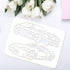 FINGERINSPIRE Sport Car Stencil 8.3x11.7inch Reusable Roadster Painting Stencil DIY Art Classic Car Pattern Decoration Template Racing Stencil for...