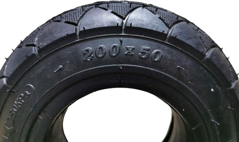 200x50 Solid Tubeless Tire Fits for Razor E100 E150 E175 E200 Electric Scooter ePunk bike compatible with 2-wheel Smart Self Balancing Scooter...