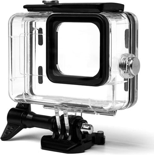 Waterproof Underwater Housing for Gopro Hero 12/11 /10/9 Black, Protective Dive Case Cover with Bracket for Go Pro 12/11 /10/9 Black, 40M...