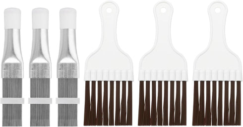 PATIKIL Air Conditioner Fin Comb, 3 Set Stainless Steel Condenser Fin Straightener & Cleaning Brush, AC Coil Cleaner Tool for AC Unit Radiator...