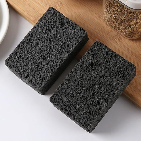 12 - Pack Non-Scratch Scrub Sponges - Sponges for Dishes and Washing Dishes, Cleaning Sponges for Kitchen Home and More?Black?...