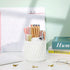SKYDUE Small Pen Holder for Desk, Rotating Pen Holder for Desk Accessories, Pencil Holder for Office Supplies Desk Organizer, Art Supply Pencil Cu...