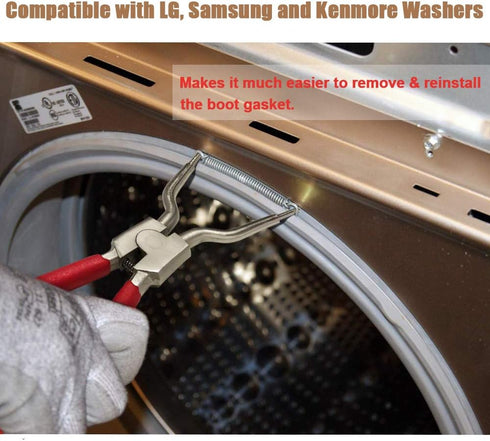 383EER4001A Washing Machine Outer Tub Spring Expansion Tool, Washer Spring Removal Tool for 4986ER0004F/B/G Door Boot, Compatible with LG and Ken-more 1268535, AH3569695, EA3569695, PS3569695