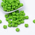 Beadthoven 100pcs St. Patrick's Day Shamrock Acrylic Beads Green Four Leaf Clover Beads Loose Spacers Pony Beads for Bracelet Necklace Earrings Je...
