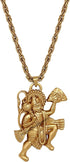 Unisex Bajrangbali Pavanputra Hanuman Pendant with Rope Chain for Men and Women Without Dori...