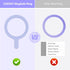for MagSafe Ring, Compatible with MagSafe Sticker, 4 Pack Universal Magnetic Adapter Ring Compatible with Magsafe Accessories & Wireless Charging ...