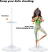 12Pcs Adjustable Doll Stands,Transparent and Lightweight Doll Display Rack Suitable for Different Sizes of Dolls Monsters,Action Figure Stand Doll...