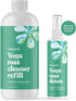 ASUTRA Yoga Mat Cleaner Spray (Energizing Peppermint), 4 fl oz - No Slippery Residue, Organic Essential Oils, Deep-Cleansing for Fitness Gear & Gy...
