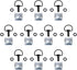 MOTO4U Quick Release Race Fasteners 17mm Dark Black (10 Pack)...