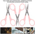 3pcs Small Embroidery Curved Scissors Cutting Shears for Crafting, Sewing, Dressmaking, Fabric, Cotton, Cloth, Office, Home...