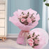 20 Pcs Light Pink border Flower Wrapping Paper,Waterproof Valentine's Day Bouquet Wrapping Paper 23x23Inch Used for DIY Crafts, Gift Packaging, Fl...