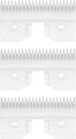 3PCS Ceramic Coarse Pet Replacement Blade Cutter Compatible with Andis 64440, Oster A5 and Walh KM Series Clippers, 22 Teeth...