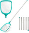Pool Skimmer - Pool Skimmer Net with 5 Aluminum Pole Sections 67'', Skimmer Net with Fine Mesh Net for Cleaning Leaf of Swimming Pools, Spas, Hot ...