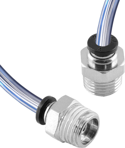5Pcs Male Straight Push to Connect Fittings 10mm Tube OD x 1/4 inch NPT Thread, Air Push Connect Tool Pneumatic Hose Fittings...