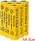FULIN 12 Packs 1.2V AA 300mAh Ni-Cd Rechargable Batteries for Solar Lights,Lawn Landscape Lighting(AA Size)...