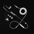Universal 3.5mm Jack Acoustic Hollow Air Tube Anti-Radiation Earphone Earpiece with on Off Answer Switch Compatible with iPhone Samsung LG Moto Le...