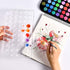Upgraded 48 Colors Washable Watercolor Paint Set with 3 Brushes and Palette, Non-toxic Paints Sets for Kids, Adults, Beginners Artists, Make Your ...
