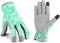 Leather Gardening Gloves for Women, Flexible Breathable Garden Gloves, Thorn Proof Working Gloves for Weeding, Digging and Pruning, Green, X-Small...