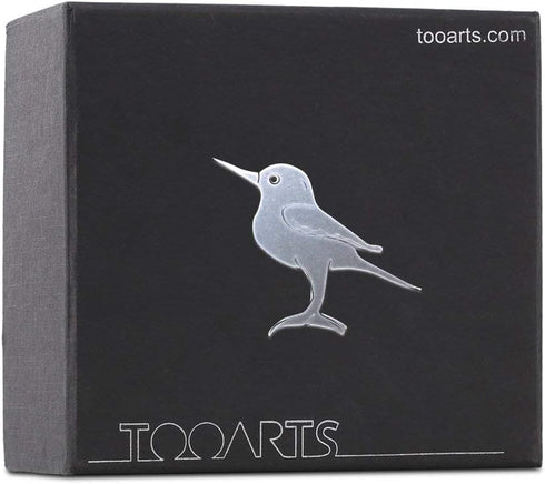 Too-arts Tiny Bird Glass Sculpture Ornament Bird Figurine Hand Blown Statue Multicolor...