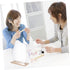 1pc Tabletop Photo Dormitory Table European for Frameless Irregular Lady Dressing Creative Women Mirror Makeup Living Desktop Standing Wooden Stan...