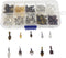 200pcs Mixed 10 Styles Tibetan Silver Bronze Gold Glue on Bail Tag for Jewelry Making Crafting...