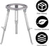 Laboratory Liftable Tripod- Chemistry Heating Support Stand, Adjustable Lamp Holder, Experimental Teaching Equipment for Laboratory Chemistry Educ...