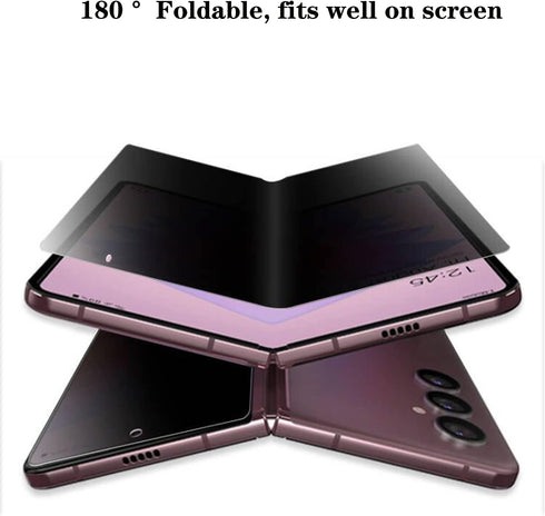 (1 SET 2 PCS) Privacy Screen Protector Matte Compatible with Galaxy Z Fold 4 5G 2022 Matte, 1PCS Outside(Front) +1PCS Inner Full Covered AntiSpy A...