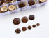 266 PCS Coconut Shell Buttons 8 Sizes Assorted (10mm-25mm) 4 Holes Coconut Button for Garment Sewing or DIY Crafts...