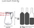 Amazing Abby - Droply - Plastic Pitcher (64 oz, 2 Quart), Clear Water Pitcher with Lid, Fridge Jug, BPA-Free, Shatter-Proof, Great for Iced Tea, S...