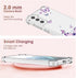for Samsung Galaxy S21 FE Case,Alluring Purple Butterfly Pattern Anti Yellowing Slim Hard Cases,Hard PC + TPU Bumper Clear Shockproof Protective W...