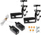 Replacement Saftey Sensors & Brackets for Liftmaster Chamberlain Sears Garage Openers (801CB-P, 41A5034)...