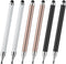 Stylus Pen for Touchscreen, 2 in 1 Stylists Pens Compatible with iPhone iPad & All Touch Screens Devices: Tablets, Android, Laptop, Computer [6 Pa...
