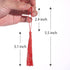 144 Pcs Bookmark Tassels for Crafts & Keychain Graduation - Mini Tassels for Bookmarks, Key Chains, Graduation...