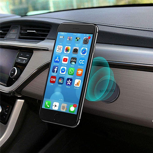 Pack of 2 Phone Magnet Wall Mounted, Large Size Magnetic Phone Attachment Sticker Universal Cellphone Wall Mount Compatible for Apple/Huawei/LG/Sa...