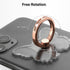 Cell Phone Ring Holder Stand, Transparent Phone Ring Holder Finger Kickstand 360° Rotation Phone Ring Finger Grip Compatible with All Smartphones(...