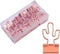 Cactus Binder Clips with Cute Rose Gold Medium Binder Clips in Acrylic Crystal Box for Office School and Home Supplies...