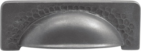 Hickory Hardware 1 Pack Solid Core Kitchen Cabinet Pulls, Luxury Cabinet Handles, Hardware for Doors & Drawers, 3-3/4 Inch (96mm) Hole Center, Bla...