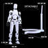 T-13 Action Figure with Pose Stand,Anime Robot Building Toy Sets,Lucky Puppet Joints for Boys,Girls,Men,Women,Multi-Jointed Moveable Dummy Desk De...