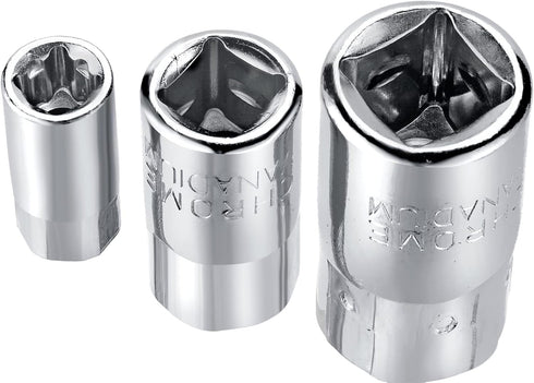 6 Pcs Square Impact Socket Adapters Converter Reducer Sets 1/4", 3/8", 1/2" Ratchet Socket Set...