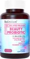 BioEmblem Beauty Probiotics for Women, 35 Billion CFU 14 Strains with Biotin, Collagen, Prebiotics for Digestive Health, Hair Skin and Nails, Vagi...