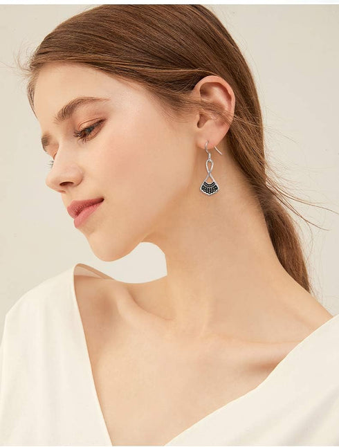 Sterling Silver RBG Dissent Collar Earrings Dangle Drop Stud Jewelry Gifts for Women Fan of Ruth Bader Ginsburg...