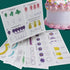 Icing Piping Nozzles Practice Drawings, Cake Pastry Beginner Practice Paper Fondant Decorating Including 23 Popular Patterns Gifts for Women...