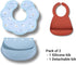 Silicone Bib and Detachable Bib Pack of 2...