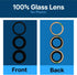 MMOBIEL Back Rear Camera Glass Lens Replacement Compatible with iPhone 15 Pro Max - Incl. Double-Sided Adhesive, Tweezer, and Cloth.......