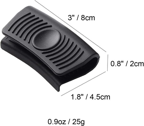 6Pcs Silicone Pot Pan Handle Sleeve, Cast Iron Pot Pan Handle Covers, Dishwasher Safe Heat Resistant Hot Handle Holder 4 Pcs Sleeves 2 Pcs Handle ...