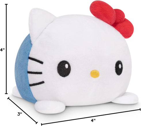 TeeTurtle - The Officially Licensed Original Sanrio Plushie - Hello Kitty - Cute Sensory Fidget Stuffed Animals That Show Your Mood...