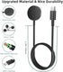 Charger for Samsung Galaxy Watch 6/6 Classic/5/5 Pro/4/4 Classic/3/Active 2 (USB-C)-Upgrade Metal Case Nylon Cable Galaxy Watch Wireless Charger...