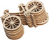 10Pcs Wooden Bicycle Bike Cutout Veneers Slices DIY Crafting Ornament Theme Wedd Holiday Decorations Clearance Sets Party Decorations Table Decora...