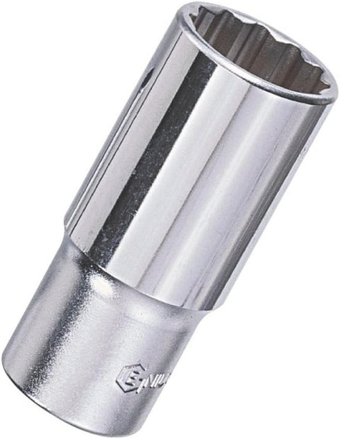 Genius Tools 3/8" Dr. 7mm Deep Hand Socket (12-Point) - 336307...